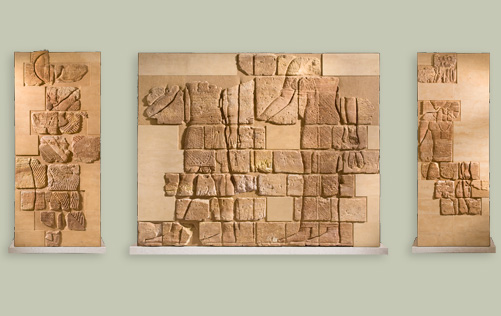 Tempelreliefs aus Naga